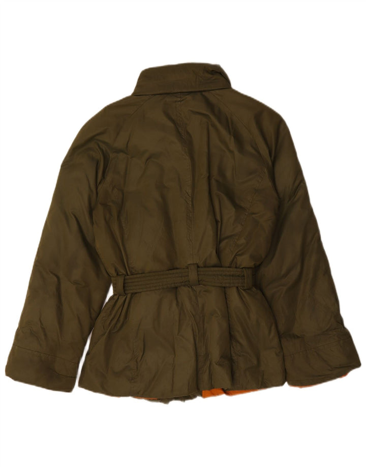 Giacca imbottita da weekend Max Mara da donna UK 14 poliestere kaki medio
