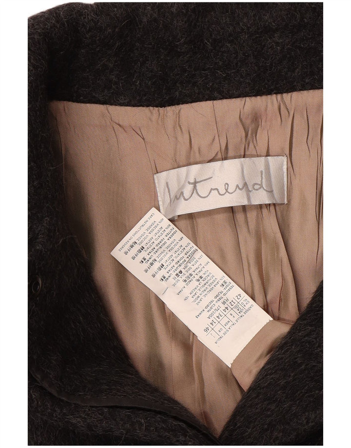 Cappotto da donna Intrend UK 14 grande lana grigia