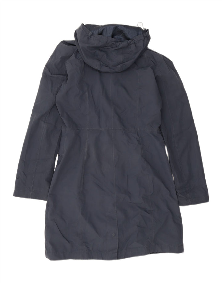 Impermeabile con cappuccio da donna The North Face UK 14 medio poliestere blu navy