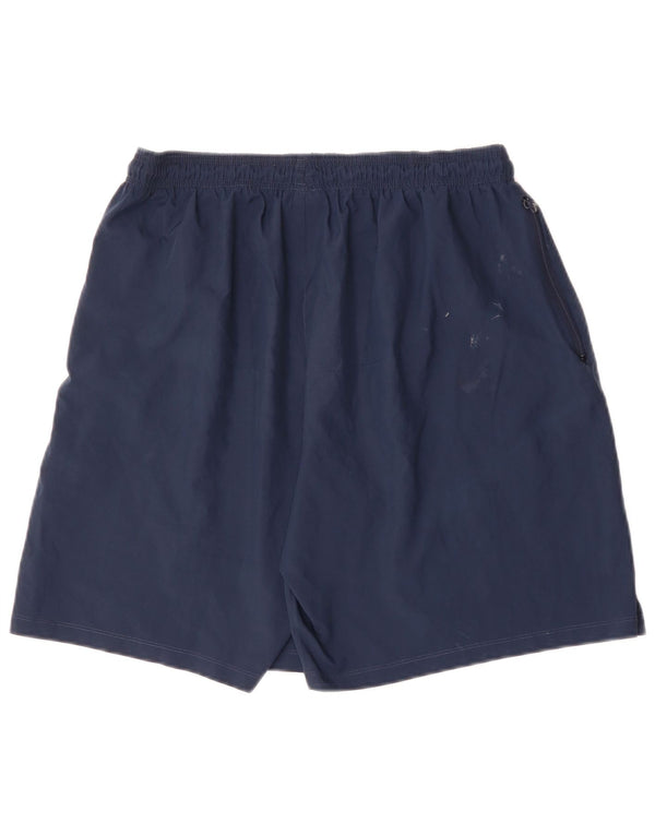 Pantaloncini sportivi NIKE Dri Fit da uomo XL blu navy in poliestere