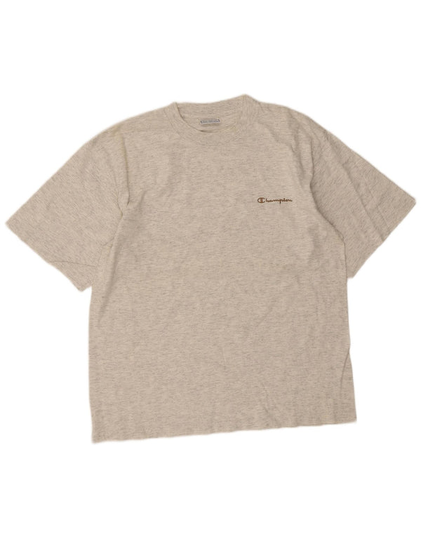 T-shirt da uomo Champion Top grande grigia chiazzata