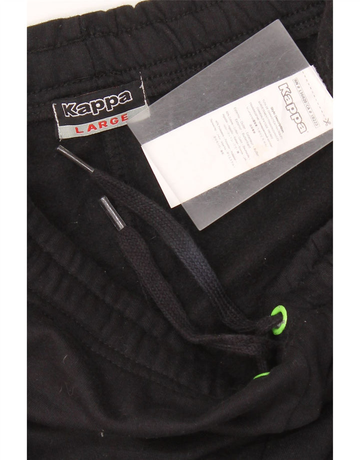 Pantaloni Tuta Donna Kappa Joggers Large Nero Cotone