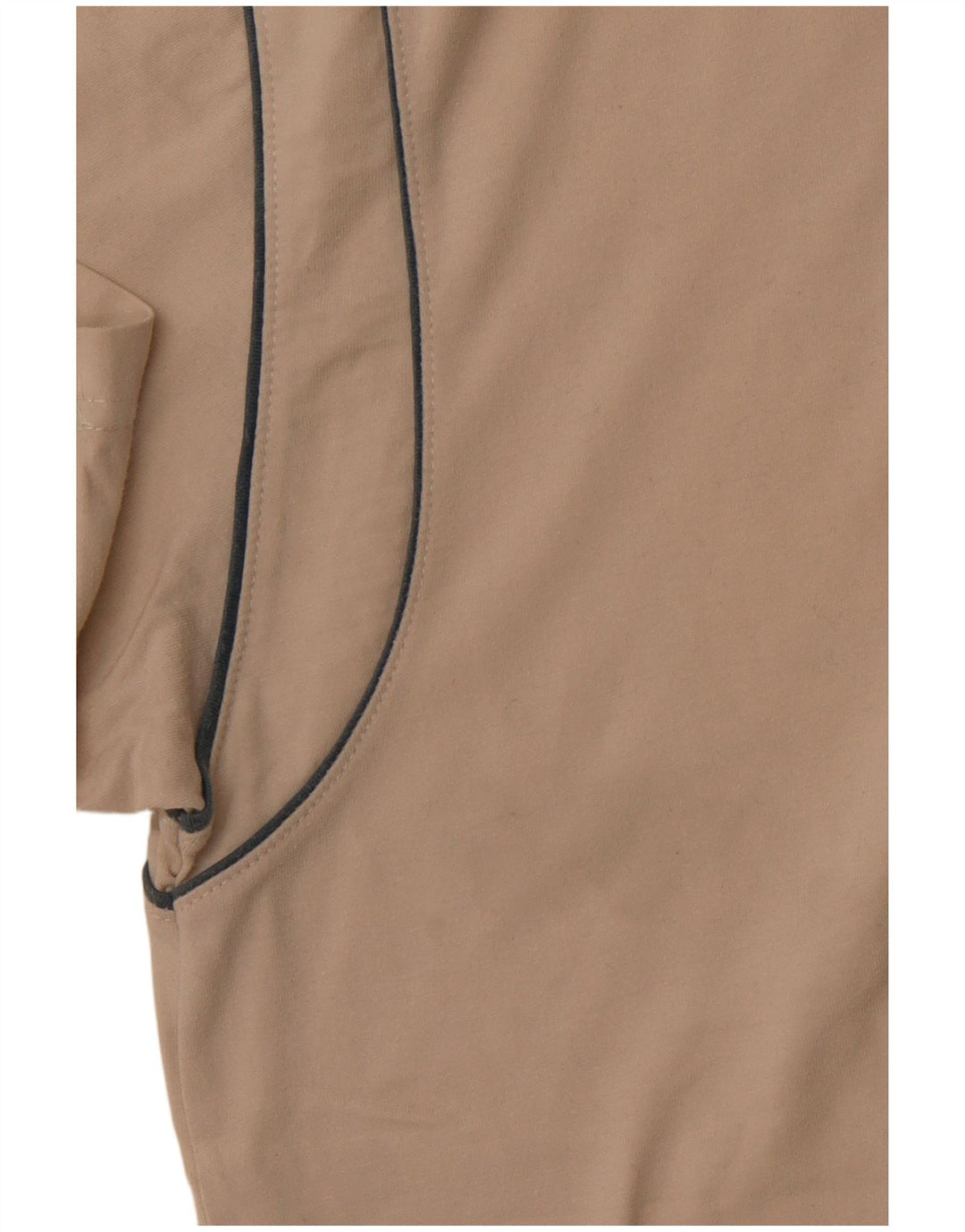 Polo DIADORA Uomo Large Beige Colorblock in cotone