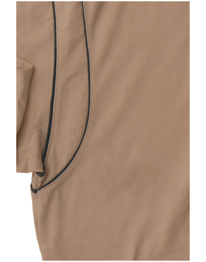 Polo DIADORA Uomo Large Beige Colorblock in cotone