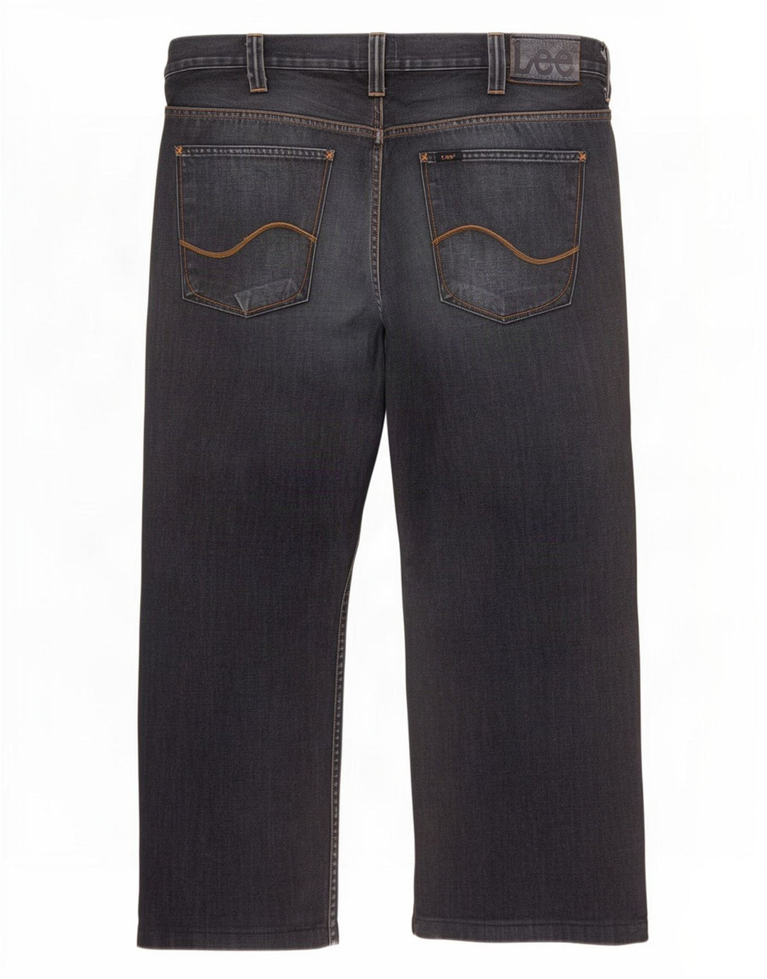 Jeans dritti da uomo Flint Lee W38 L28 cotone blu navy