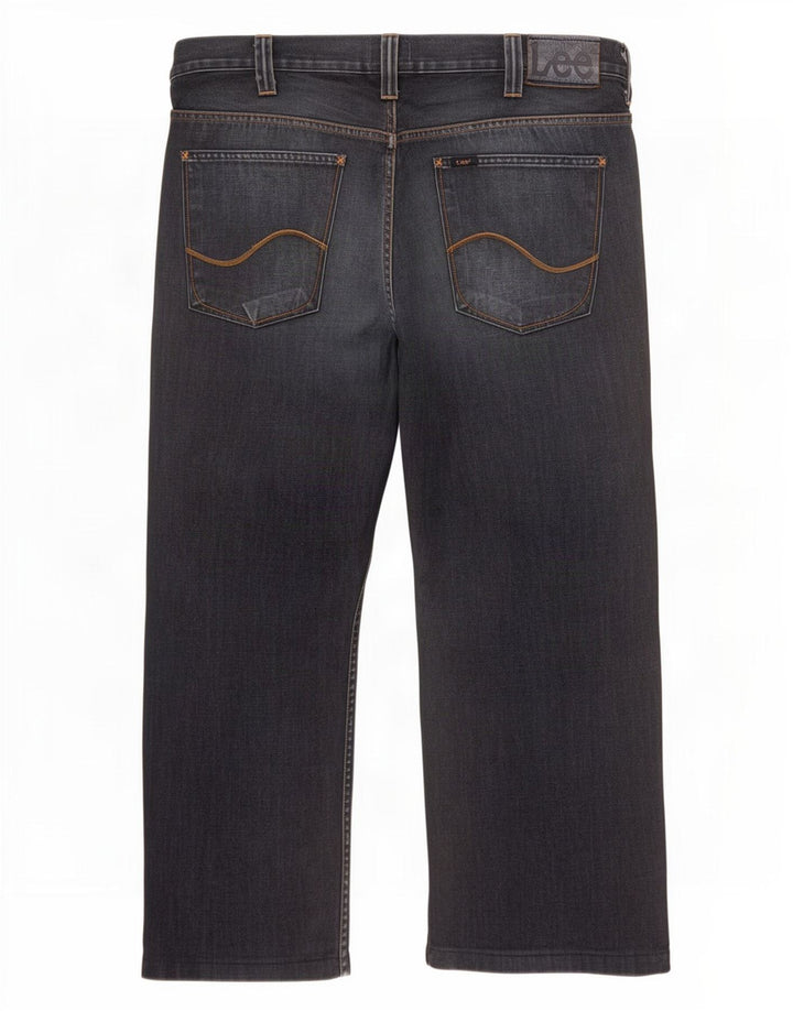 Jeans dritti da uomo Flint Lee W38 L28 cotone blu navy