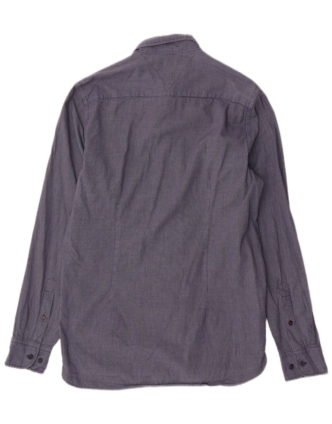 Camicia slim fit da uomo Tommy Hilfiger a quadri blu navy medio