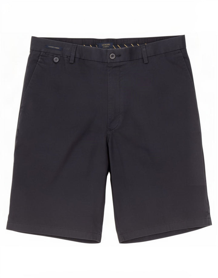 Pantaloncini chino da uomo Marks & Spencer W38 XL cotone blu navy