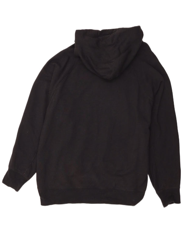 Nike Mens Hoodie Jumper 3XL Black Cotton