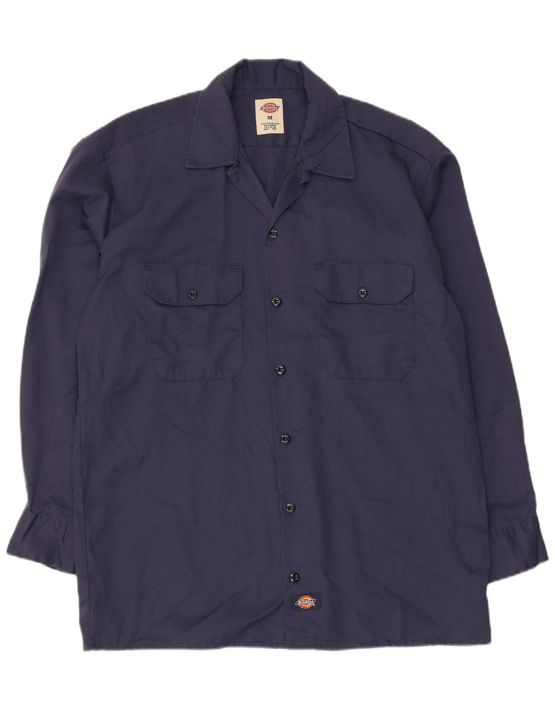Camicia da uomo Dickies poliestere medio blu navy