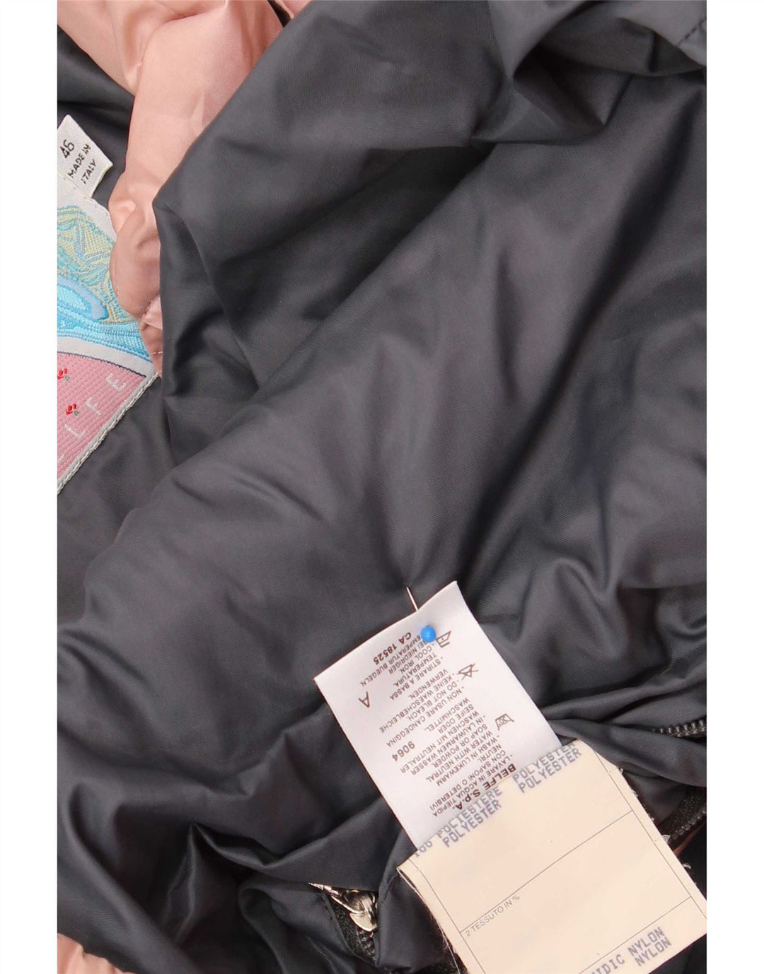 Belfe & Giacca imbottita oversize con cappuccio da donna IT 46 Large Rosa Poliestere