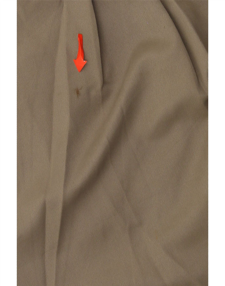 Pantaloncini chino da uomo Izod W36 Large in poliestere kaki