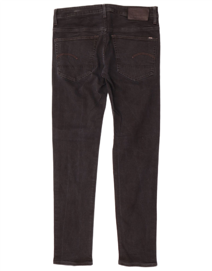Jeans slim da uomo G-Star 3301 W34 L34 cotone nero