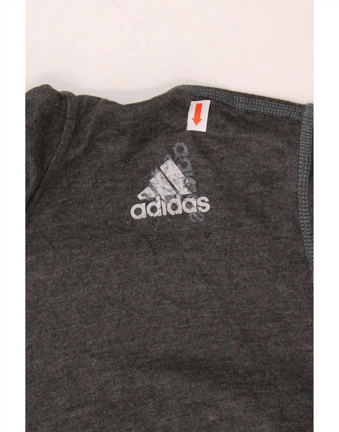 ADIDAS Mens Zip Hoodie Sweater Small Grey Colourblock Polyester Vintage Adidas and Second-Hand Adidas from Messina Hembry 