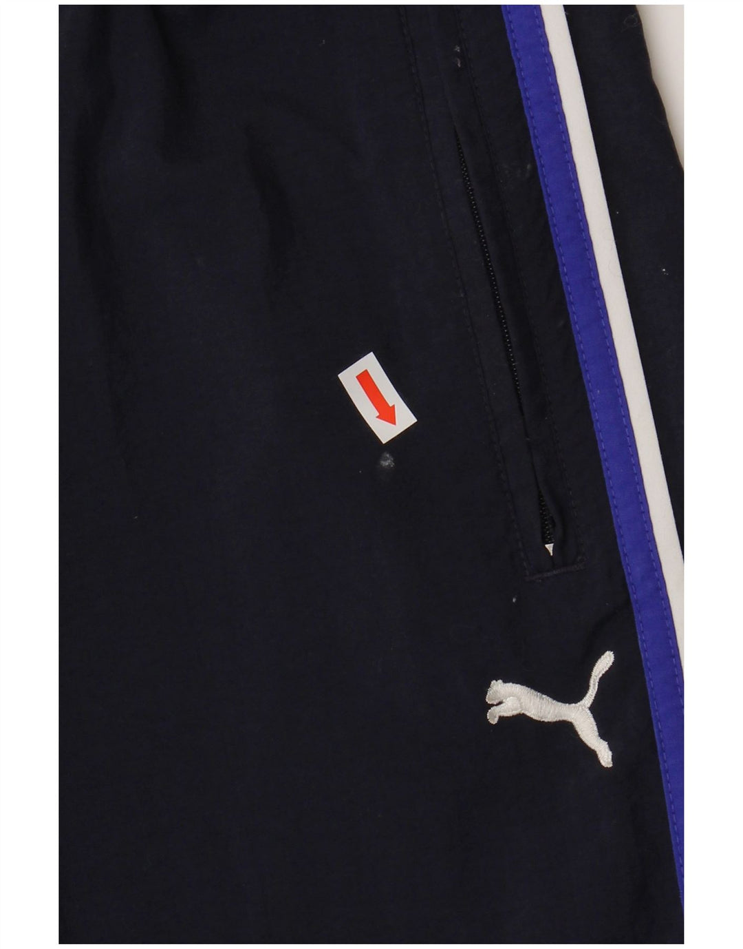 PUMA Mens Tracksuit Trousers XL Navy Blue Nylon