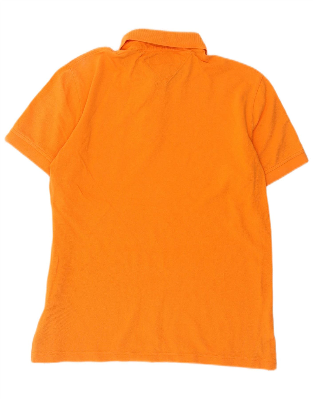 Polo da uomo Custom Fit Tommy Hilfiger in cotone arancione medio