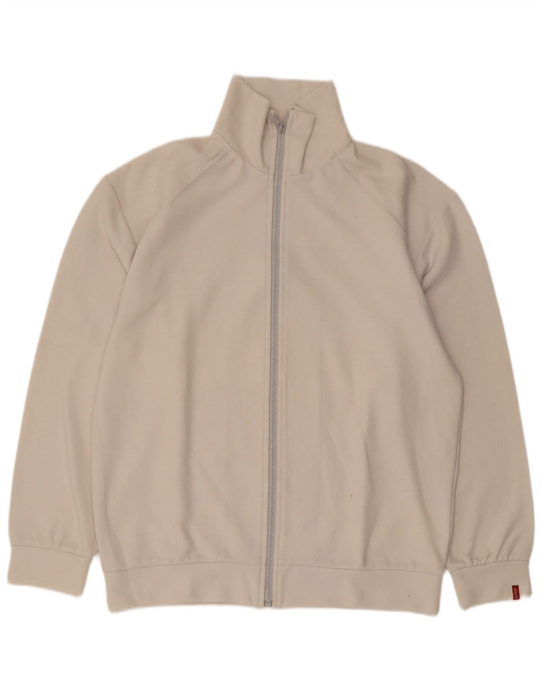 Giacca da ginnastica da uomo Levi's in cotone bianco sporco medio