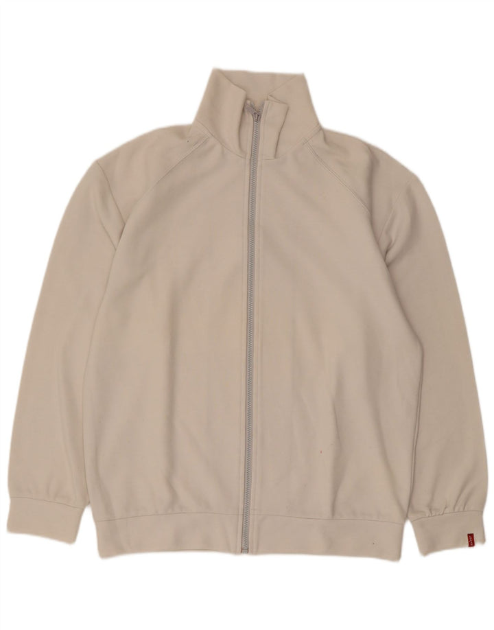 Giacca da ginnastica da uomo Levi's in cotone bianco sporco medio