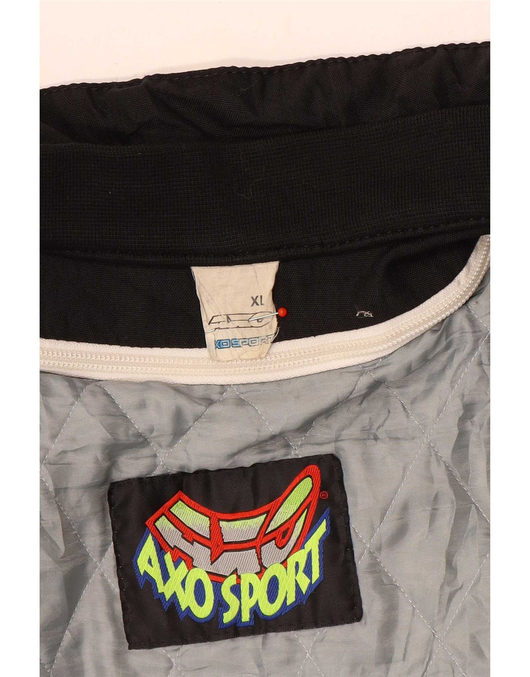 Giacca da corsa grafica da uomo AXO UK 42 XL nera in poliammide