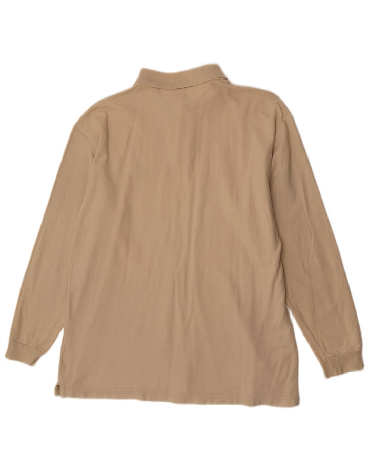 Polo da uomo a maniche lunghe Fila IT 54 XL Beige