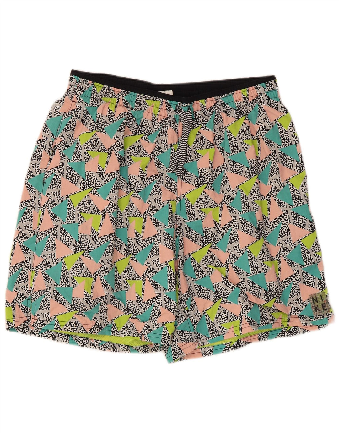 Pantaloncini da bagno Nike da uomo grandi in poliammide geometrica multicolore