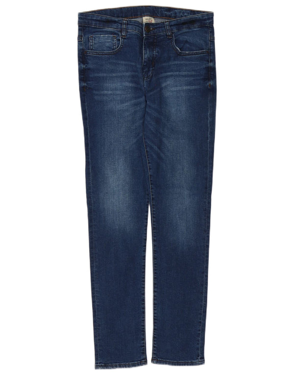 Jeans slim Zara da bambino 13-14 anni W28 L29 cotone blu