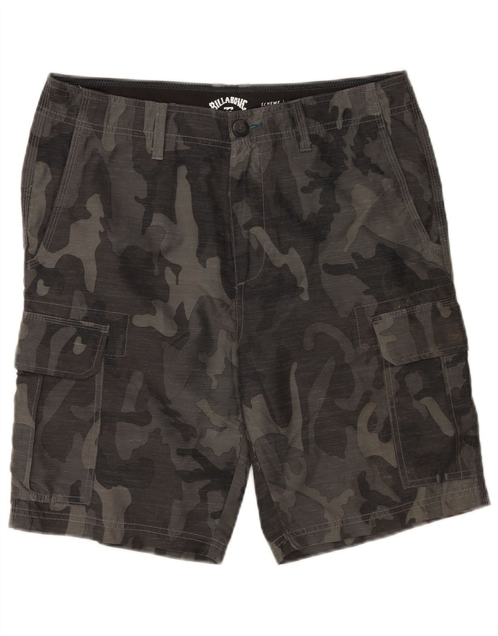 Pantaloncini cargo da uomo Billabong W32 grigio medio mimetico