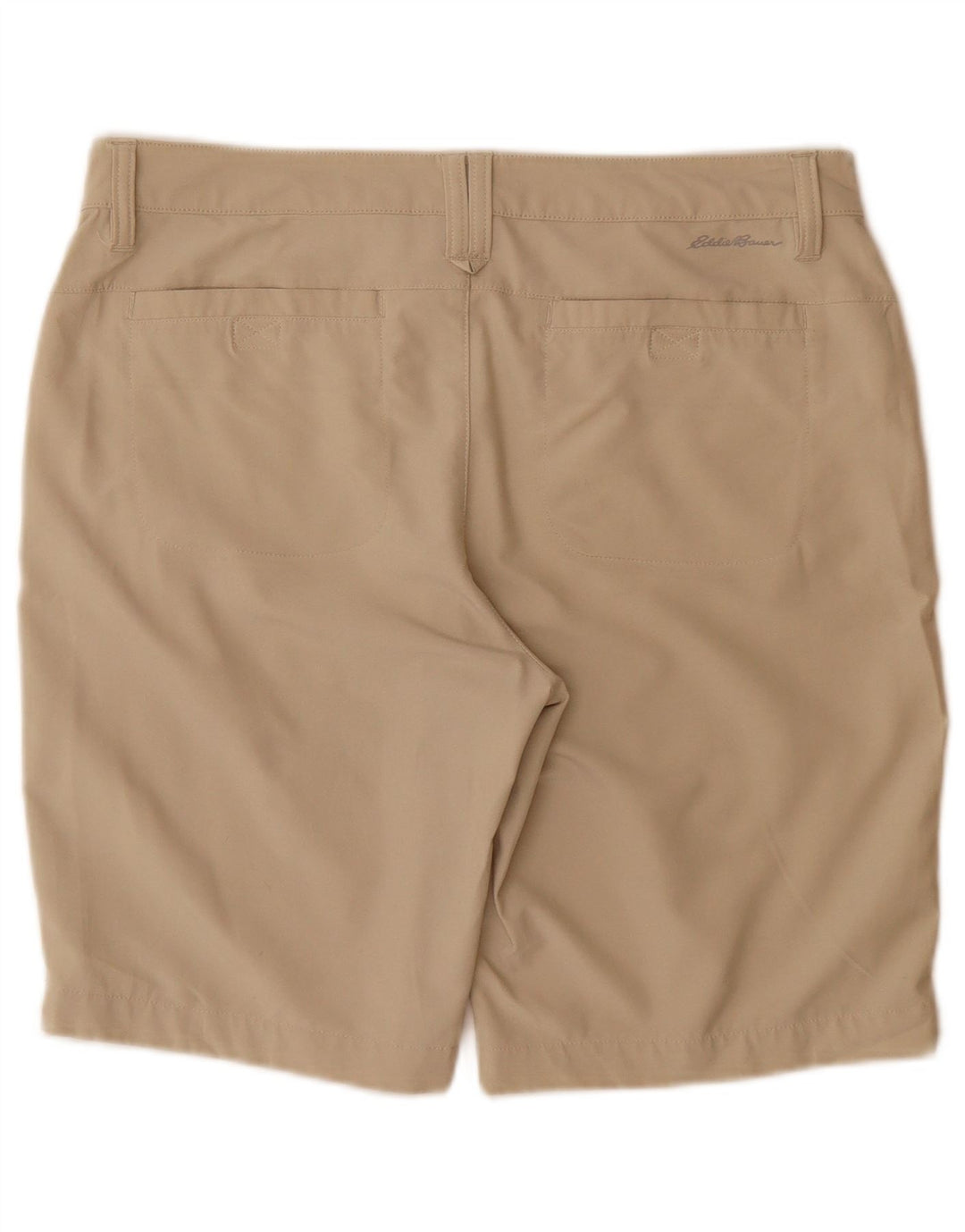 Pantaloncini casual da donna Eddie Bauer US 10 Large W32 Poliestere beige