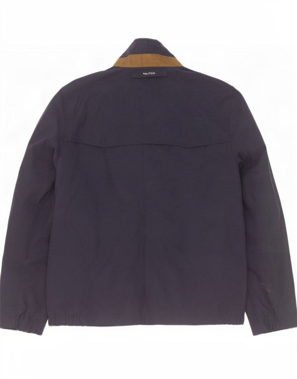 Giubbotto bomber da uomo Nautica UK 40 grande poliestere blu navy