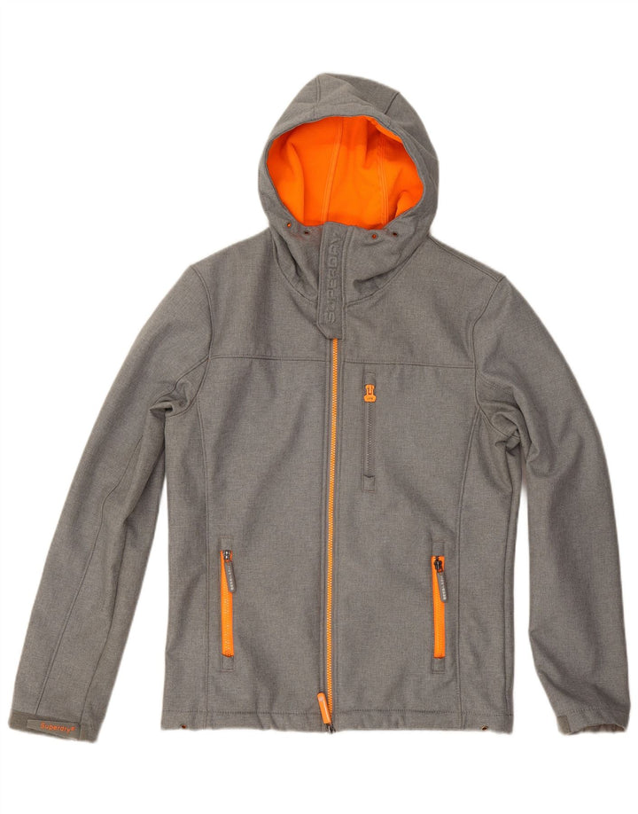 Giacca a vento grafica da uomo Windtrekker Superdry UK 38 grigio medio