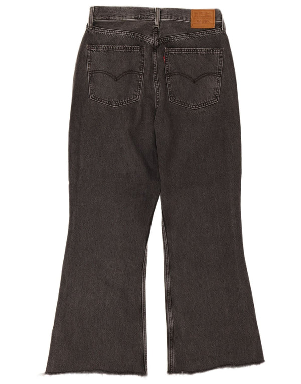 Jeans svasati a vita alta da donna Levi's W30 L26 cotone grigio