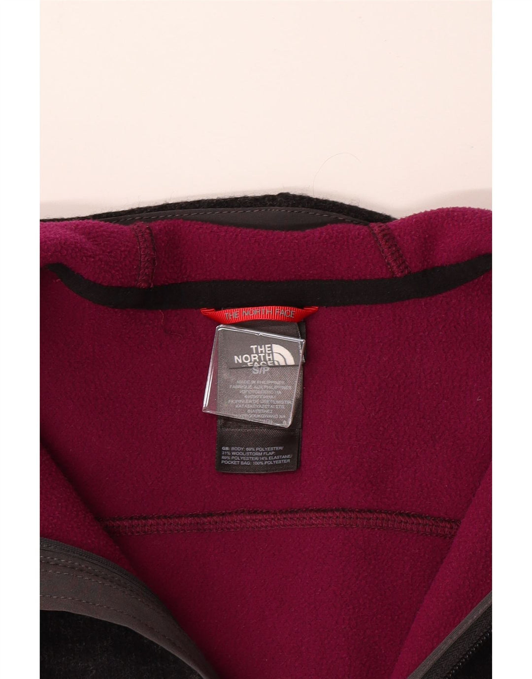THE NORTH FACE Womens Zip Hoodie Sweater UK 10 Small Black Polyester