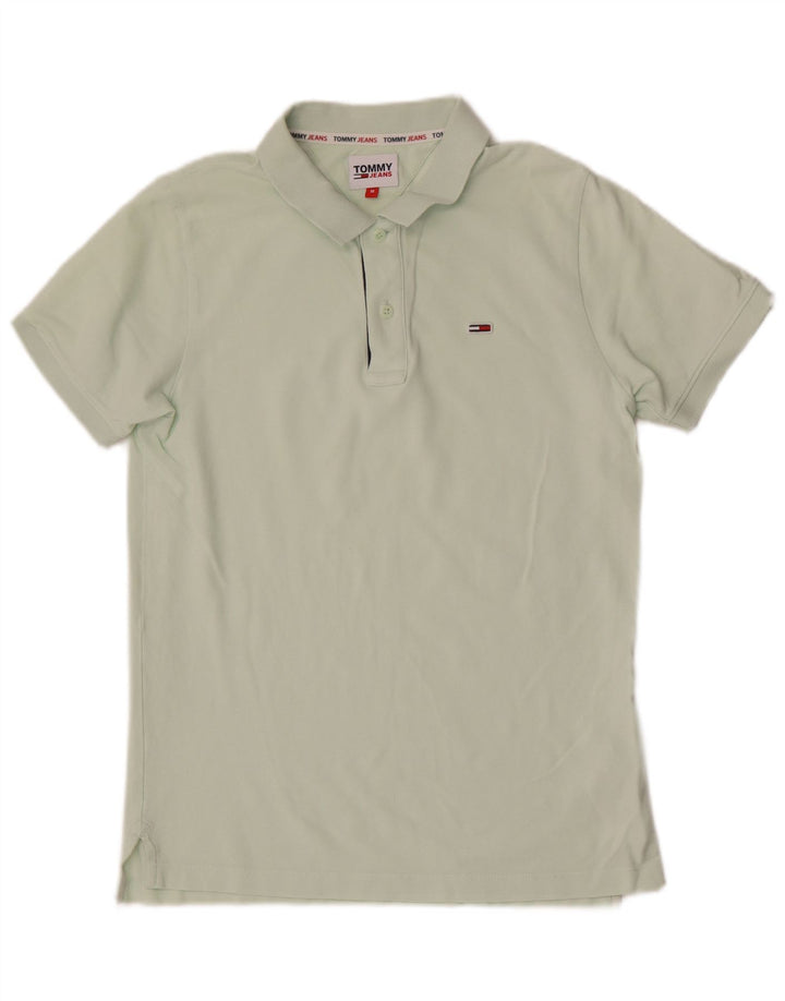Polo da uomo Tommy Hilfiger in cotone verde medio