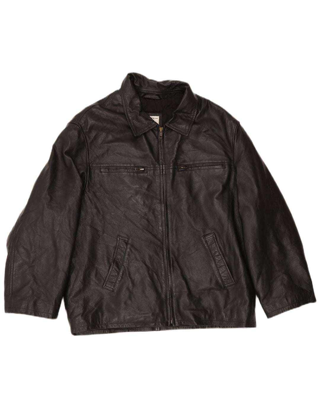 CONBIPEL Giacca in Pelle da Uomo Free Heron IT 50 Large in Pelle Nera