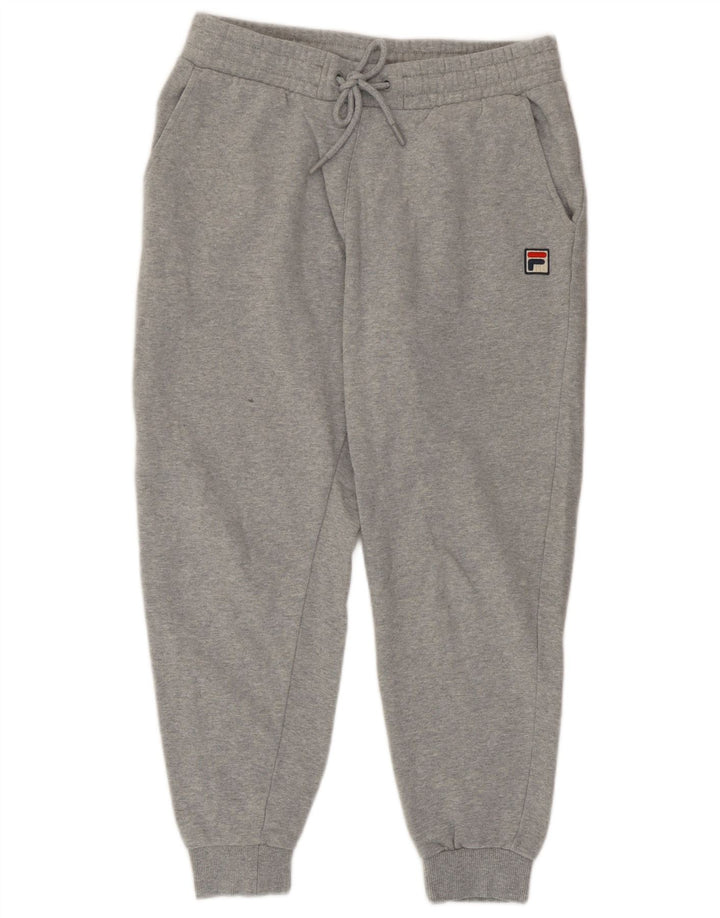 Pantaloni da tuta da uomo Fila Joggers piccoli in cotone grigio