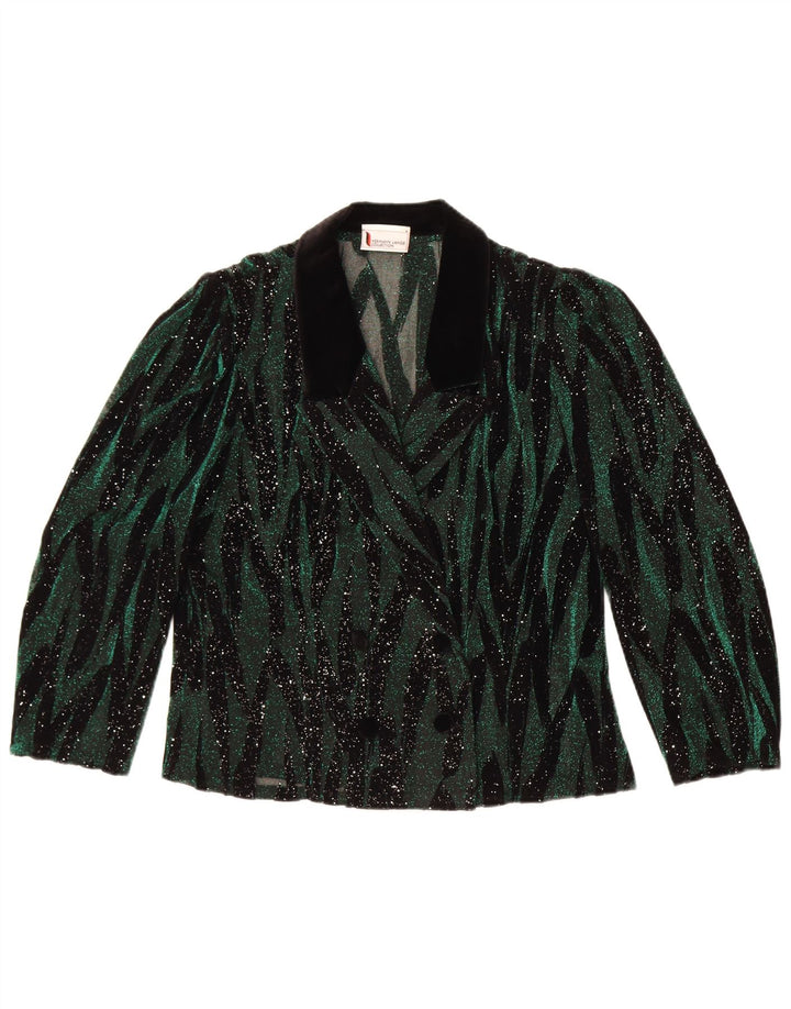 Camicetta trasparente da donna Hermann Lange EU 42 Large Verde