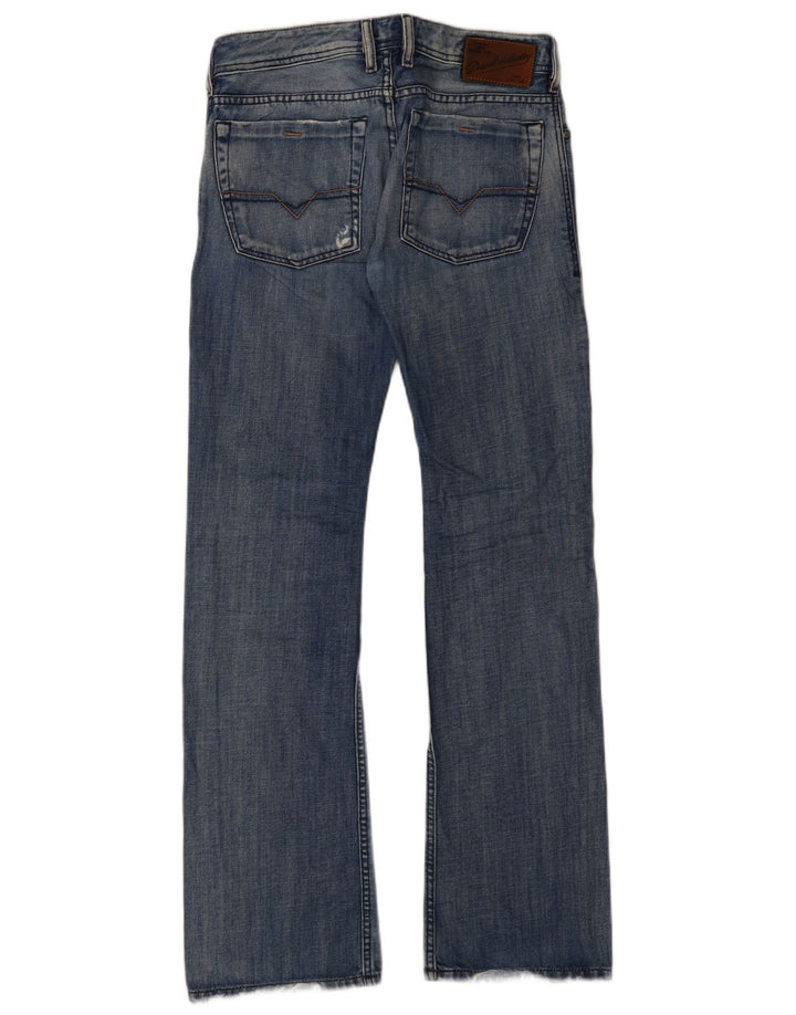 Diesel Uomo Zatiny Jeans Bootcut Distressed W30 L34 Cotone Blu
