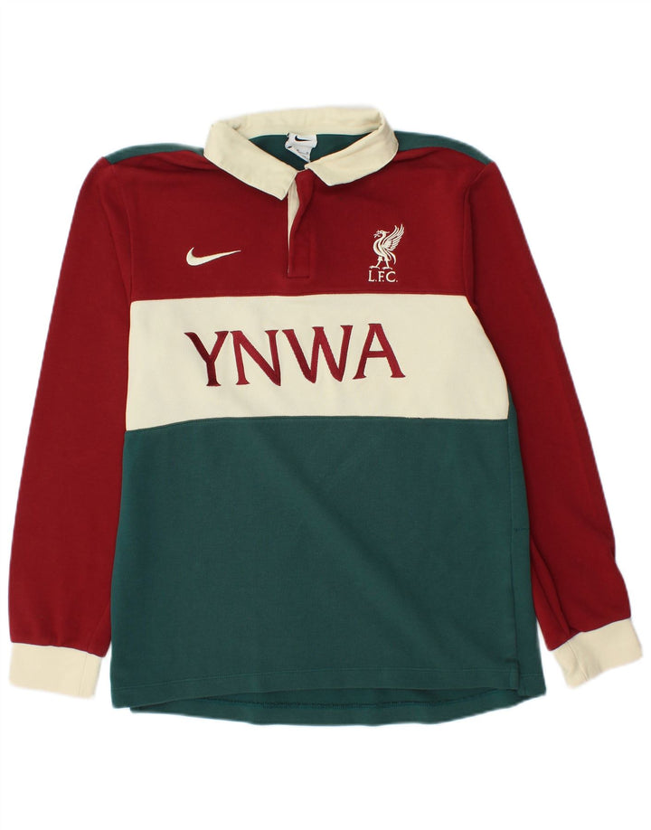 Polo da rugby grafica da uomo NIKE Liverpool, colore bordeaux medio