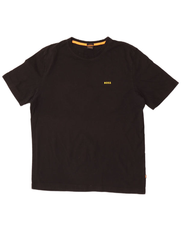T-shirt grafica da uomo Hugo Boss Top 2XL Nera
