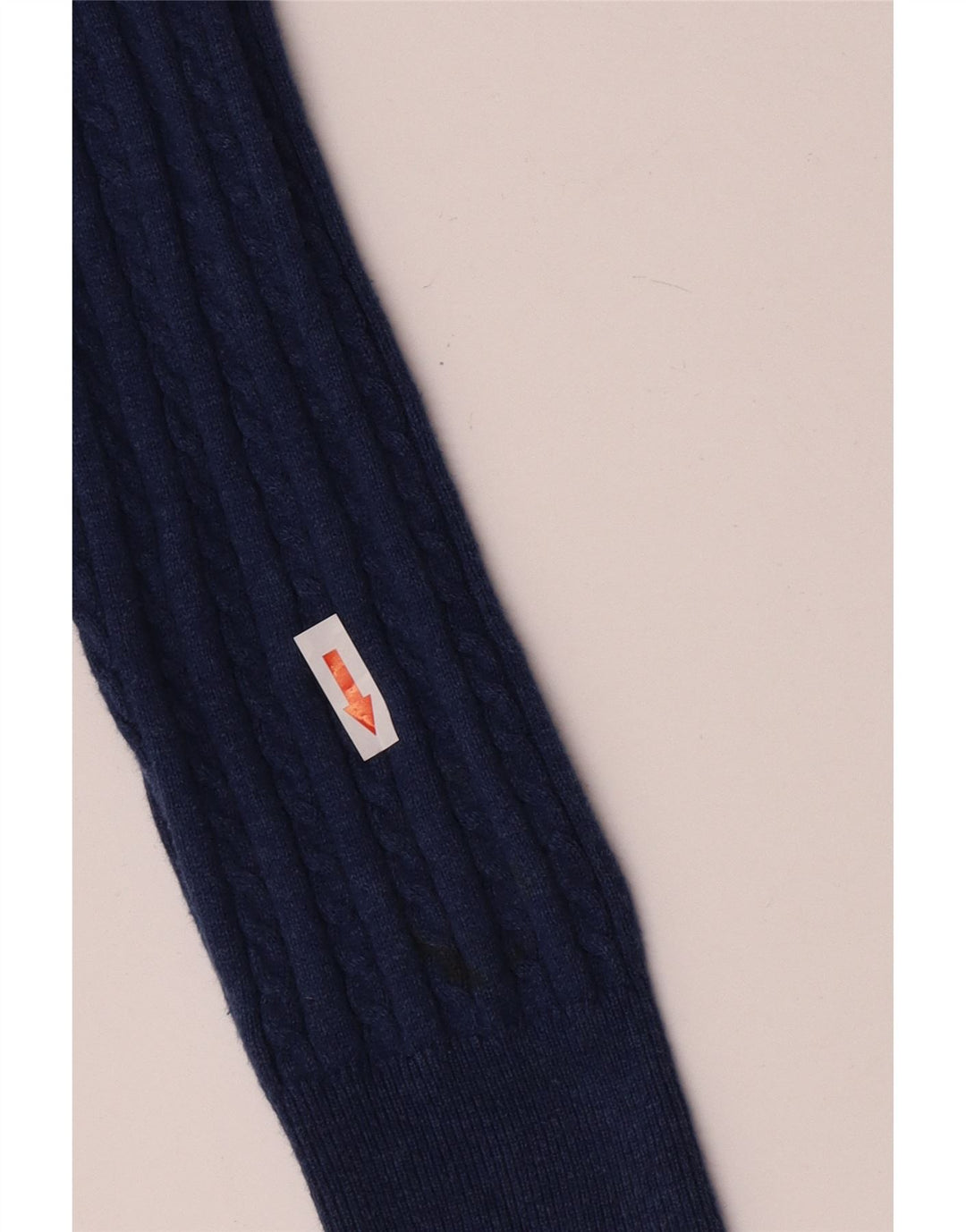 Massimo Dutti Maglione da donna con collo a scialle UK 18 XL Cotone blu