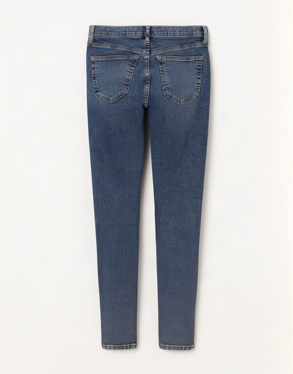 Topshop Jeans skinny effetto consumato Jamie da donna W28 L27 in cotone blu