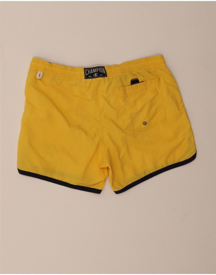 Pantaloncini da bagno da uomo Champion giallo medio
