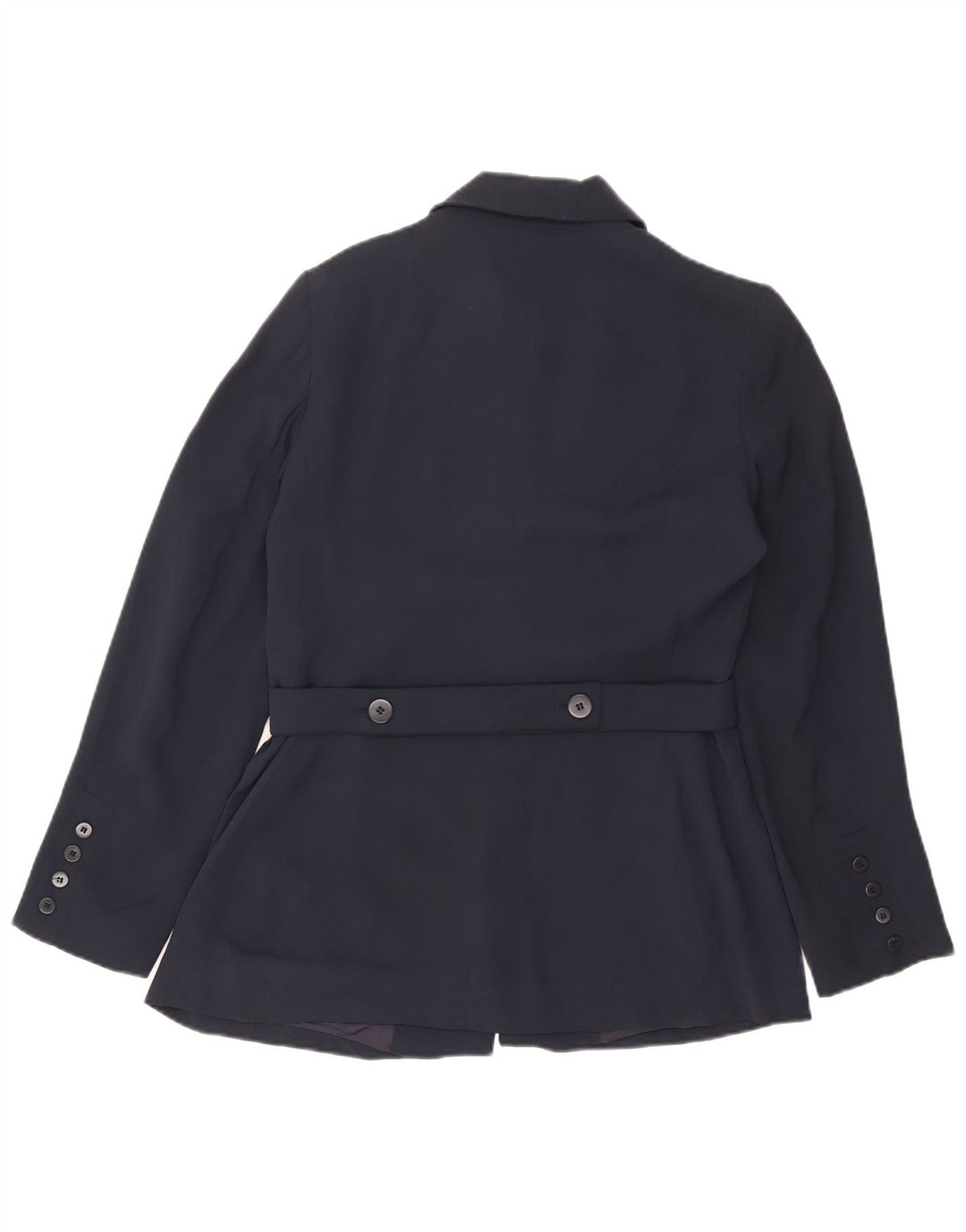 Giacca blazer a 5 bottoni da donna Zara EU 42 grande rayon blu navy