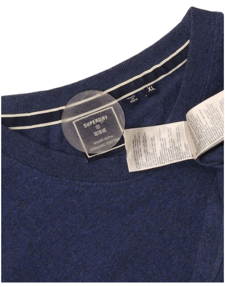 T-shirt da uomo Superdry Top XL in cotone blu