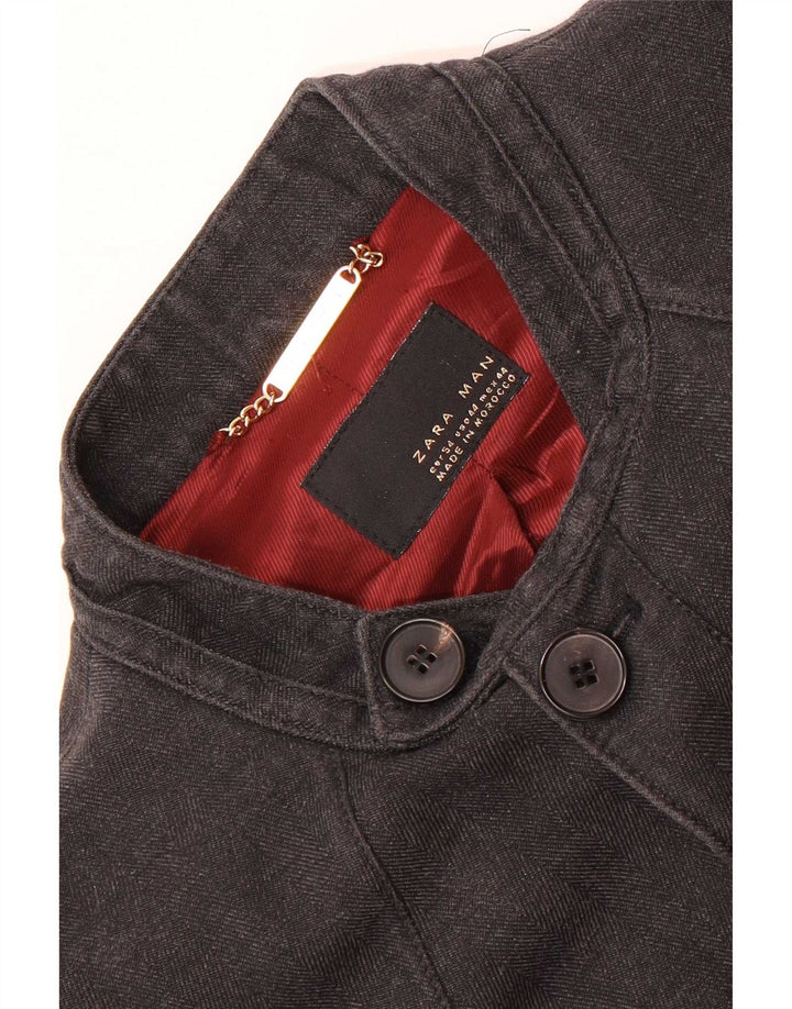 Giacca militare Zara da uomo EU 54 XL Grigia