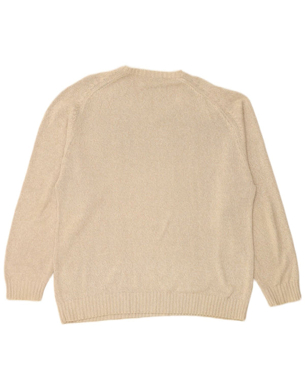 Maglione da uomo con scollo a V KAPPA 2XL cotone beige