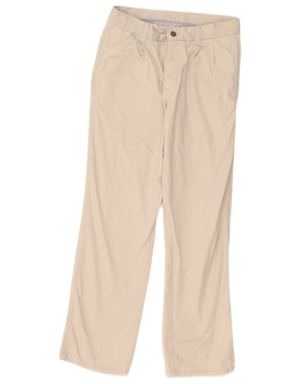 Pantaloni chino regolari Chaps Boys 15-16 anni W28 L28 Cotone beige