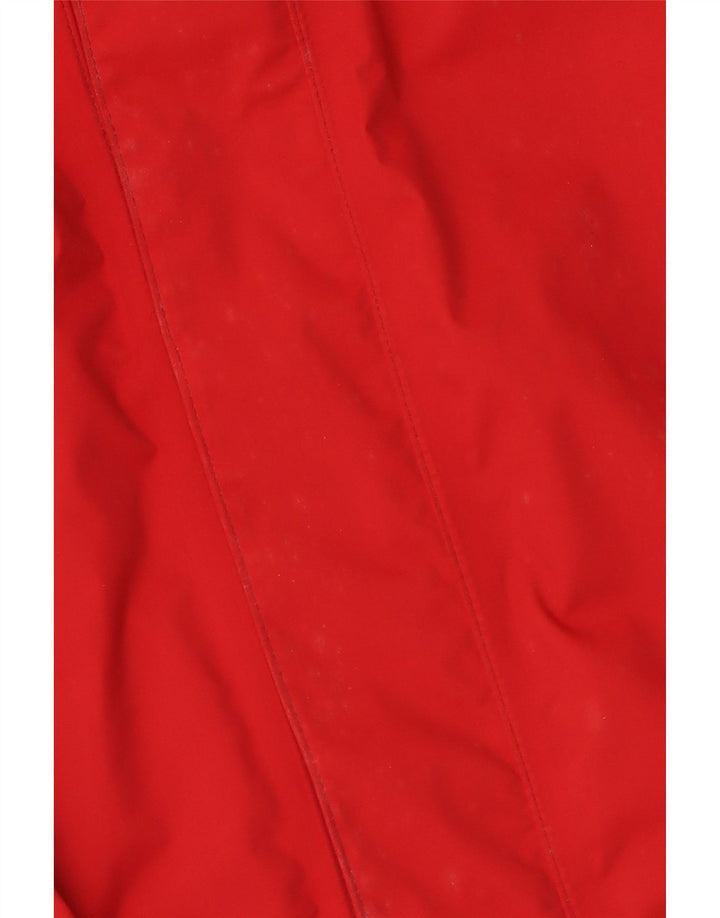 Giacca antipioggia da uomo Jack Wolfskin UK 40/42 Large Rosso Poliammide