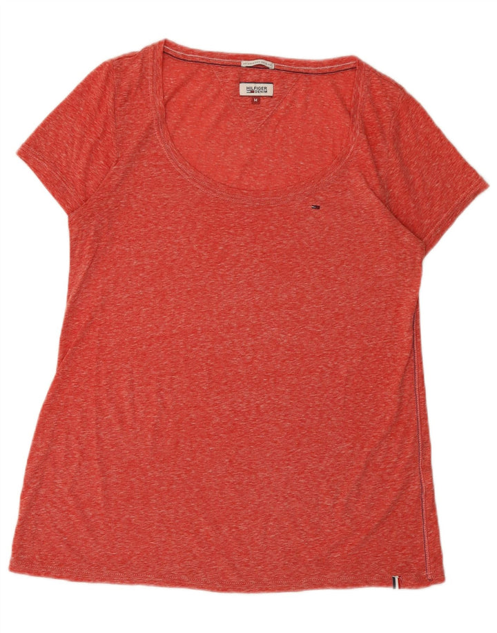 Maglietta da donna Tommy Hilfiger Top UK 14 Medium Red Flecked
