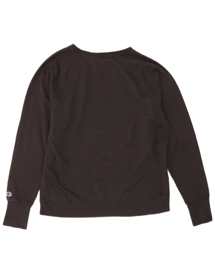 Felpa grafica da donna Champion Jumper UK 18 XL Poliestere nero